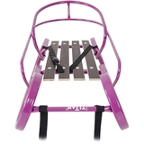 Санки Vitan Експрес зі спинкою, ручкою та вологостійкою планкою фуксія (2030068) - Pampik - 3