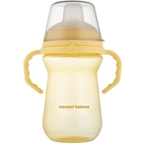 Кружка тренировочная Canpol babies First Cup Bonjour Paris, 250 мл, желтый (56/615_yel) - Pampik