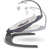 Шезлонг-гойдалка Lionelo Ralf Grey Graphite з ігровою дугою, світло-сірий (LO-RALF GREY GRAPHITE) - Pampik - 2