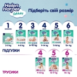 Підгузки на липучках Helen Harper Soft&Dry New 3 (6-10 кг), 70 шт. - Pampik - 9