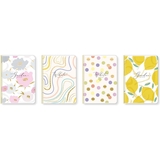 Зошит для записів Genius В5, в клітинку, спіраль, 80 арк., Хвилясті лінії (B5-SC-080-6085K) - Pampik - 2