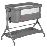 Дитяче ліжечко Lionelo Leonie Plus 3 в 1 Grey Stone, сірий - Pampik