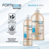 Бальзам Fortesse Professional Balance & Fresh для всіх типів волосся, з дозатором, 400 мл - Pampik - 3