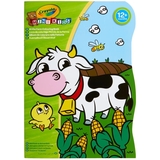 Розмальовка Crayola Mini Kids Ферма, 16 сторінок (25-1480-2) - Pampik