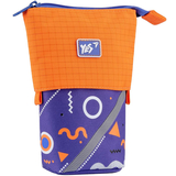 Пенал подставка Yes PH-M2 Erudite, 18,5х13,5х6 см, оранжевый с фиолетовым (532910) - Pampik