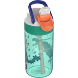 Пляшка для води дитяча Kambukka Lagoon Kids Juggling Dino, 400 мл, світло-зелена (11-04047) - Pampik