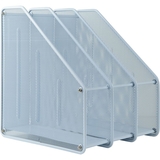 Лоток для документів Axent 3 в 1 білий 15x29x31 см (2128-21-A) - Pampik