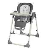 Стільчик для годування Lionelo Laurice Grey Stone, з функцією гойдалки, темно-сірий - Pampik