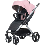 Коляска El Camino Dynamic Pro Me 1053N Pale Pink, рожева (25512) - Pampik