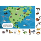 Набор наклеек Кристал Бук Первые развивающие наклейки Животные, 33 шт. - Pampik - 3