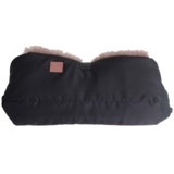 Муфта для рук Kaiser Toff, из натуральной овчины, черная (6512625) - Pampik