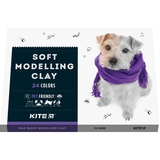 Пластилін восковий Kite Dogs 24 кольори 480 г (K22-089) - Pampik