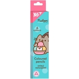 Карандаши цветные Yes Pusheen, 6 цветов (290698) - Pampik