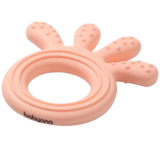 Прорізувач для зубів BabyOno Восьминіг, силіконовий, рожевий (826/01) - Pampik