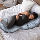 Подушка для вагітних Chicco Boppy Total Body синя (79923.82) - Pampik - 2