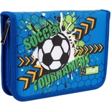 Пенал твердий Smart HP-04 Football, 13х21х4 см, синій (533298) - Pampik