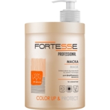 Маска Fortesse Professional Color Up & Protect Стійкість кольору, для фарбованого волосся, з дозатором, 1000 мл - Pampik