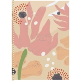 Зошит для записів Genius В5, в клітинку, спіраль, 80 л., Абстракція (B5-SC-080-6098K) - Pampik