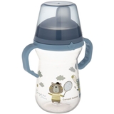 Кружка тренувальна Canpol babies First Cup Bonjour Paris, 250 мл, синій (56/613_blu) - Pampik - 2