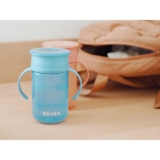 Поїльник-непроливайка Beaba 360°, блакитний, 340 мл (913572) - Pampik - 23