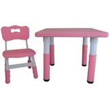 Стіл Lindo квадратний рожевий 60x60 см (1366 рож) - Pampik - 3