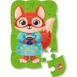 Магнітні пазли Vladi Toys Лисиця, 12 елементів (VT3205-92) - Pampik