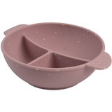 Мисочка силіконова на присосці Canpol babies Dots з секціями, рожевий (51/403_pin) - Pampik