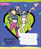 Набір зошитів Yes Groovy Chick, в лінію, 12 аркушів, 25 шт. (764501) - Pampik - 4