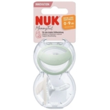 Пустушка ортодонтична Nuk Mommy Feel, розмір 3, зелена/біла, 2 шт. (3952561) - Pampik