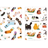 Блокнот для записів MonAmi Котики, A6, в клітинку, 80 аркушів (A6-IC-080-7016K) - Pampik - 2