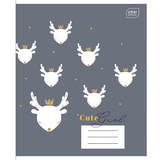 Набір учнівських зошитів Interdruk Premium Mix 2, клітинка, А5+, 12 аркушів, 4 шт. (339409-4) - Pampik