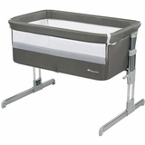 Приставне ліжечко Bebe Confort Calidoo Gray Mist, сіре (2105440210) - Pampik