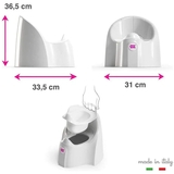 Горшок анатомический OK Baby Pasha, розовый - Pampik - 2