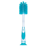 Щіточка 2 в 1 Bebe Confort Wide Neck Bottle Brush та Teat Brush, для миття пляшечки та соски, блакитна (3102201830) - Pampik