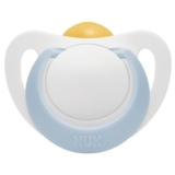 Пустушка латексна Nuk Star для хлопчика, ортодонтична, 0-6 міс, 1 шт. (3952443) - Pampik