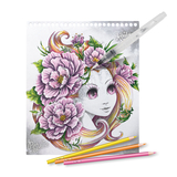 Набір для творчості Nebulous Stars Розмальовка із водою: Зоряна акварель (11133) - Pampik - 7