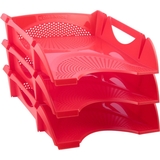 Лоток Koh-i-Noor Універсал горизонтальний прозорий червоний (754149) - Pampik - 2