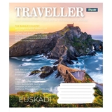 Тетрадь для записей 1 Вересня Traveller, A5, в клетку, 48 листов, 10 шт. (766440) - Pampik