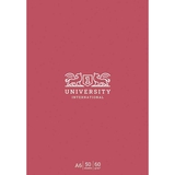 Блокнот для записей Student, А6, в клеточку, склейка, 50 л., кораловый (A6-GB-050-828K) - Pampik