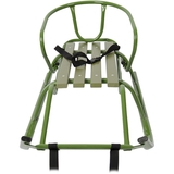 Санки Vitan Спорт Ф1 со спинкой и цветной планкой хаки (2030079) - Pampik - 2