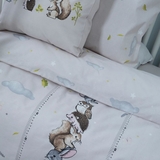 Постельное белье для младенцев Karaca Home Lindo Ранфорс, белое (svt-2000022316057) - Pampik - 2