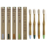 Бамбуковая зубная щетка Ecodenta средняя, в ассортименте - Pampik