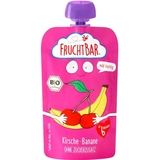 Фруктовое пюре FruchtBar Вишня и банан, 120 г - Pampik