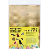 Бумага цветная Kite голографическая А4, 8 листов, 8 цветов (K22-426) - Pampik