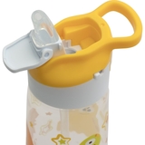 Поїльник Baby Team, з силіконовою трубочкою, 450 мл, жовтий (5015) - Pampik - 3