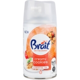 Сменный баллон для автоматического ароматизатора воздуха Brait Creamy cookies, 250 мл - Pampik