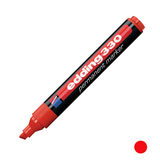 Маркер перманентний Edding Permanent клиноподібний 1-5 мм червоний (e-330/02) - Pampik - 2