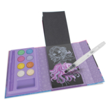 Набор для творчества Nebulous Stars Раскраска с водой, черные листы: Возьми в путь (11423) - Pampik - 5