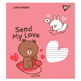 Набір зошитів Yes Line friends, в косу лінію, 12 аркушів, 25 шт. (766560) - Pampik - 4