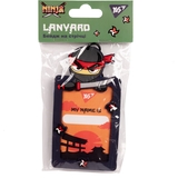 Бейдж на стрічці Yes Ninja, вертикальний, чорний (940303) - Pampik - 2